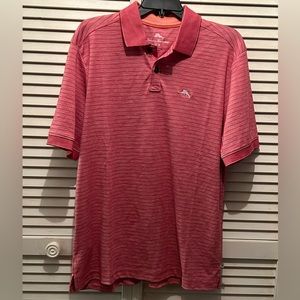 NEW - Tommy Bahama Polo Shirt Truly Red Size Medium - NWT - $100 Retail